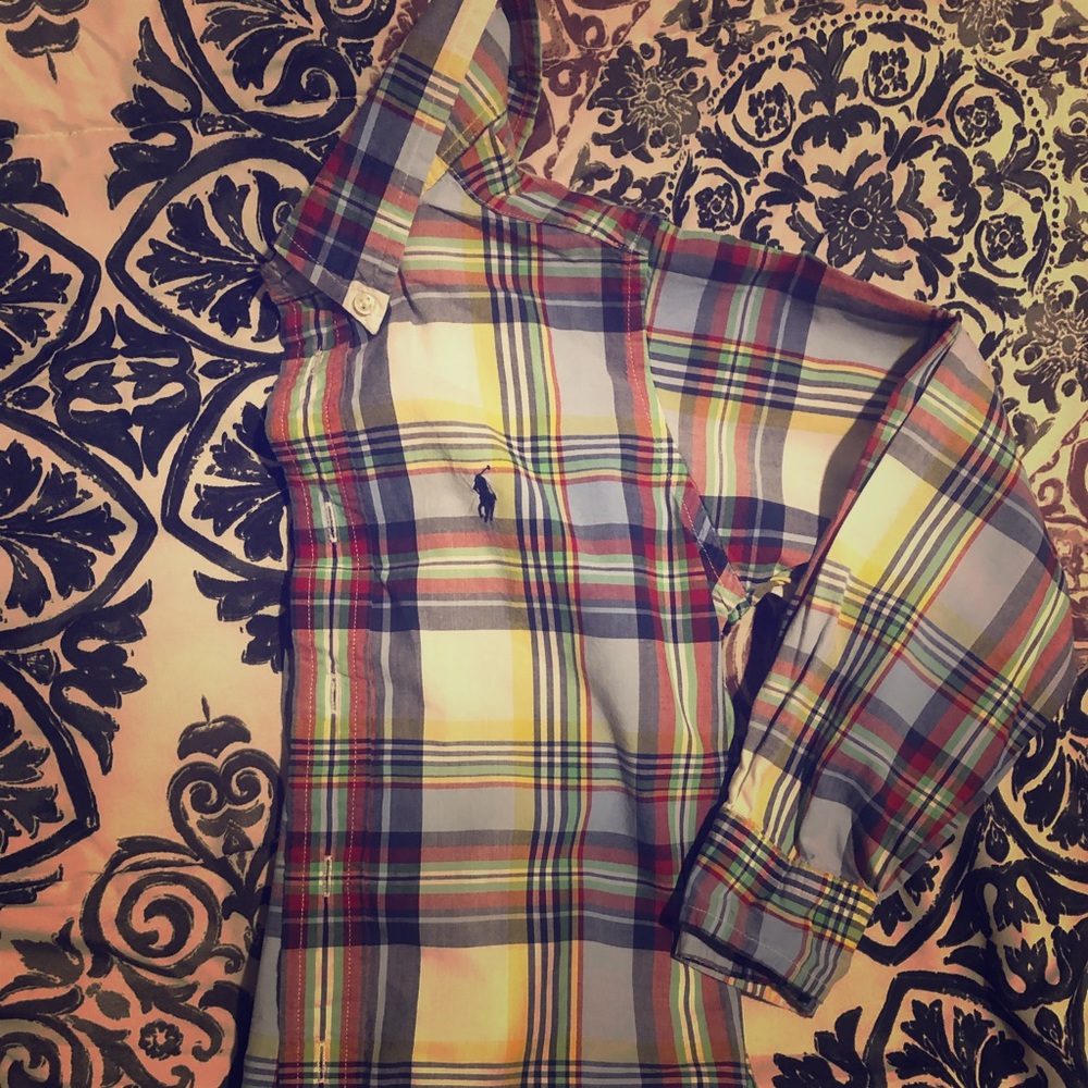 Closet CLEAROUT! Ralph Lauren Blue Plaid Boys Sz 5